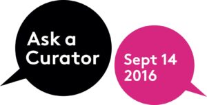 Ask a curator logo 2016