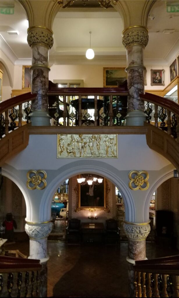 Cliffe Castle's Grand staircase