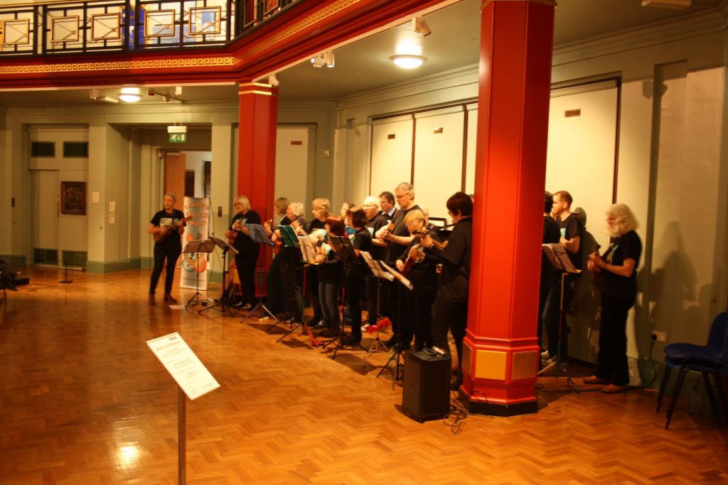 Haworth Ukulele Group’s first performance