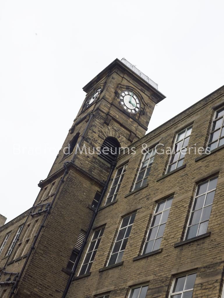 Memorial Clock tower at the Bradford Industrial Museum