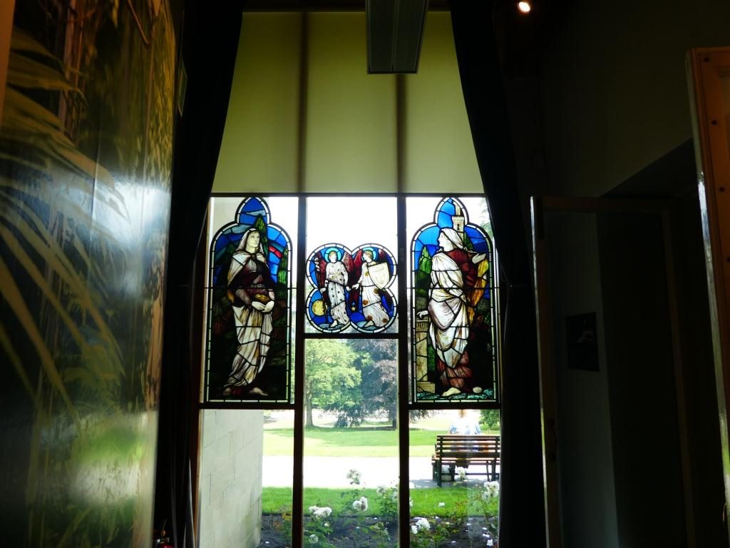 Window commemorating Marrianne Barber