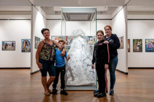 kathleen and her family the exhibition Dreams and Songs to sing