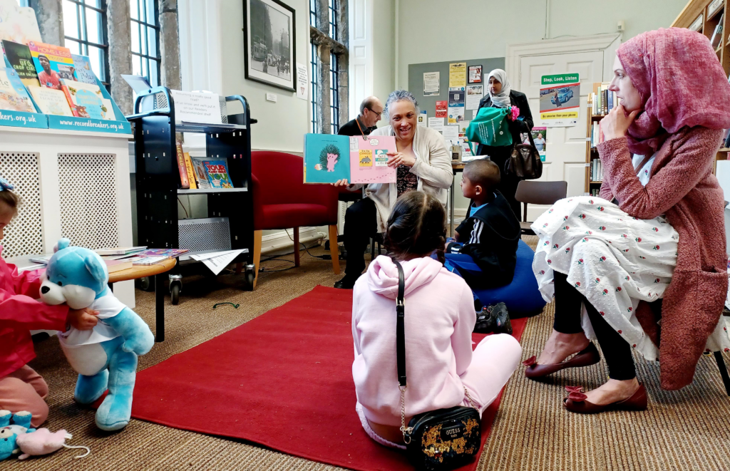 storytime in the library