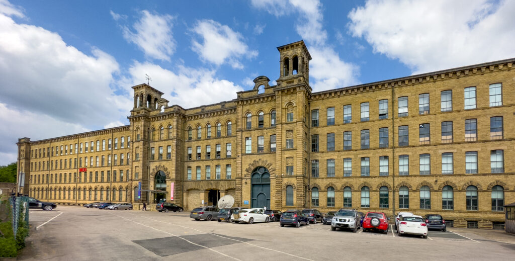 View of Salts Mill, Saltaire.  