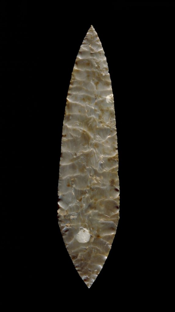 image of a stone flint point