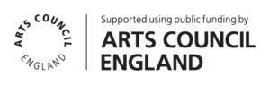 Logo 'Supported using public funding: Arts Council England