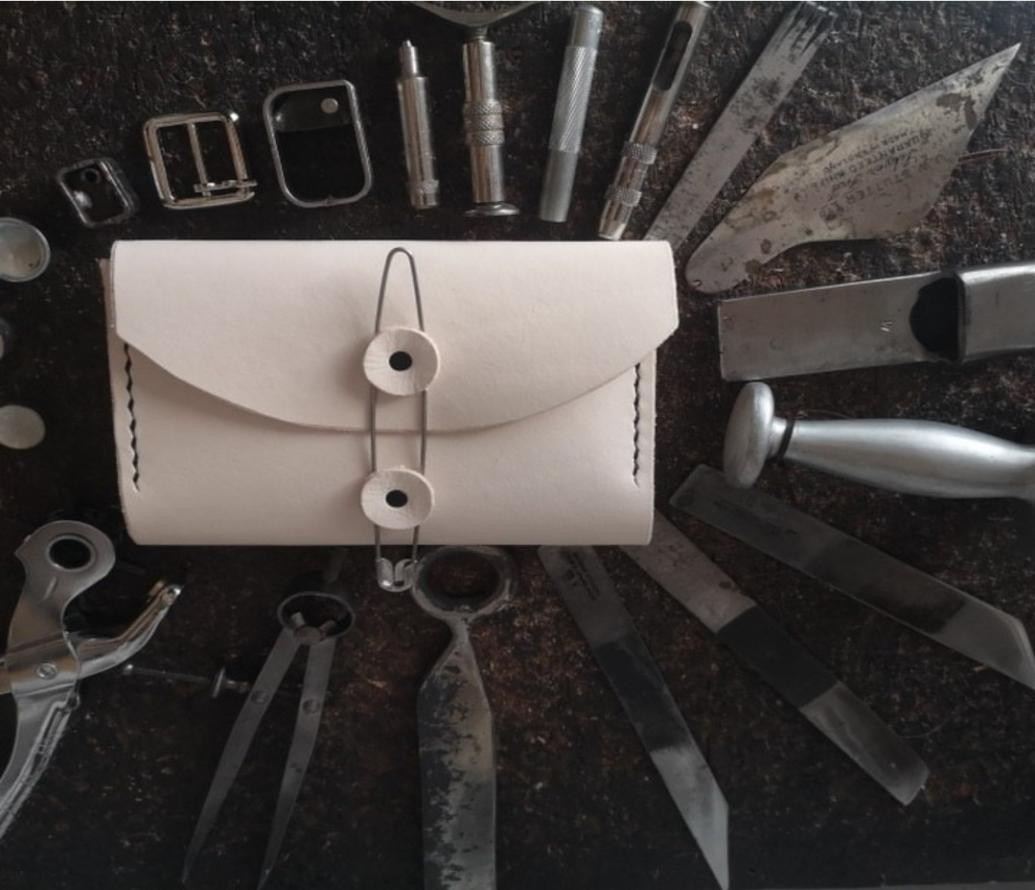 Leather notebook cover