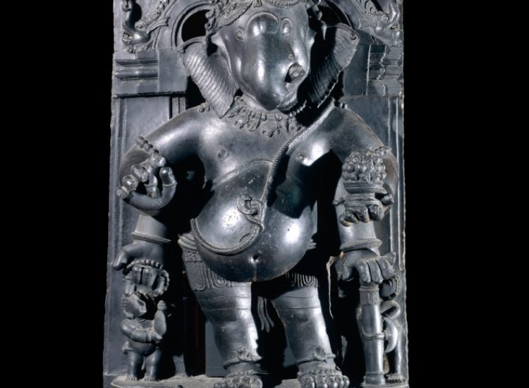 Sculpture of ganesha compressed